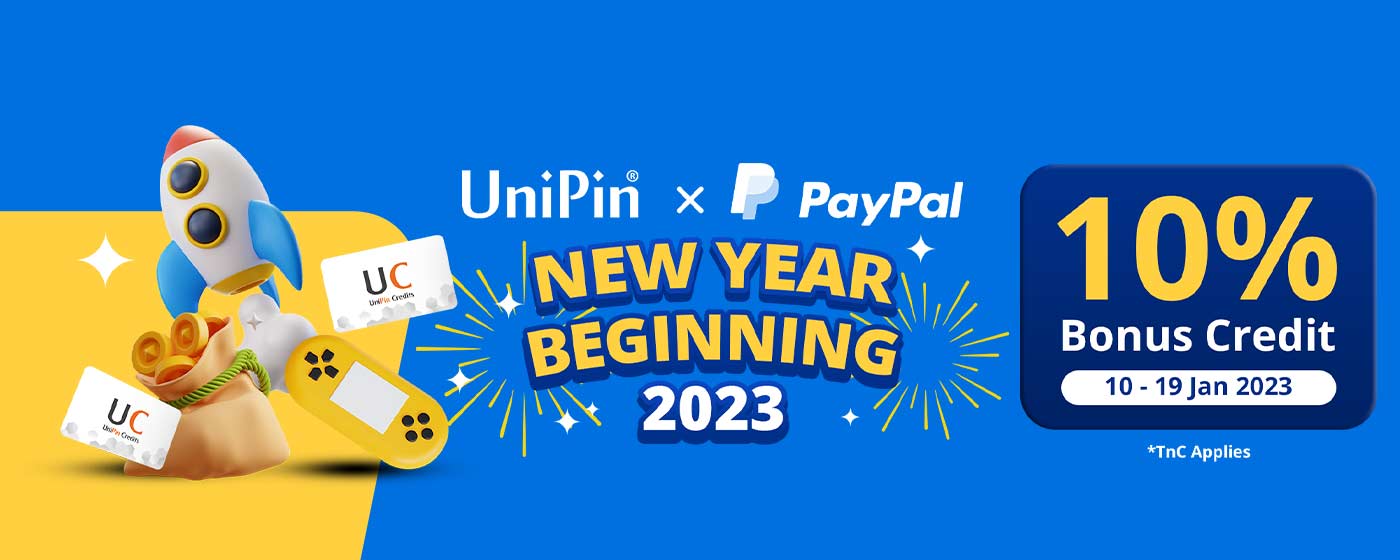 UniPin x PayPal New Year New Begining 2023